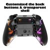 PG-9666 Trådlös Spelkontroll RGB Transparent Svart