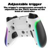 PG-9666 Trådlös Spelkontroll RGB Vit