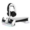 PG-P5S039 PlayStation 5 Slim Horisontell Dockningsstation