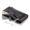Plånboksfodral till iPhone X/Xs Splittläder Knapp Svart