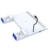 PS5/PS5 Slim Dockningsstation Kylningsfläkt Kontrolladdning Spelförvaring