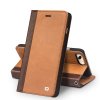 Premium Mobilfodral Äkta Läder till iPhone 7/8/SE Ljusbrun