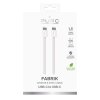 Kabel Fabrik 2.0 60W USB-C till USB-C 1.5m Rosa