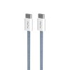 Kabel Fabrik 2.0 60W USB-C till USB-C 1.5m Blue Lagoon