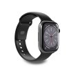 Apple Watch 44/45/46mm/Apple Watch Ultra Armband ICON Silicone Band Svart