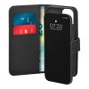 iPhone 15 Fodral Wallet Stand Svart