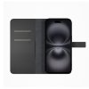 iPhone 16 Fodral Wallet Stand Svart