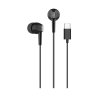 Trådade Hörlurar Fine USB-C Svart