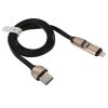 USB till Micro USB och Lightning Kabel 1m Svart