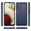 Samsung Galaxy A04s/Galaxy A13 5G Skal Borstad Kolfibertextur Blå