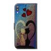 Samsung Galaxy A10 Fodral Motiv Katt och Hjärtan