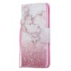 Samsung Galaxy A10 Plånboksfodral Kortfack Motiv Rosa Marmor och Glitter