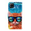 Samsung Galaxy A12 Fodral Motiv Katt med Solglasögon