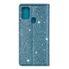 Samsung Galaxy A21s Fodral Glitter Blå