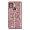 Samsung Galaxy A21s Fodral Glitter Roseguld