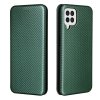 Samsung Galaxy A22 4G Fodral Kolfibertextur Grön