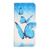 Samsung Galaxy A22 4G Fodral Motiv Blåa Fjärilar
