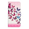 Samsung Galaxy A22 4G Fodral Motiv Rosa Fjärilar