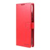 Samsung Galaxy A22 5G Fodral Lädertextur Röd