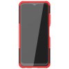 Samsung Galaxy A22 5G Skal Däckmönster Stativfunktion Röd