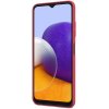 Samsung Galaxy A22 5G Skal Frosted Shield Röd