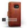 Samsung Galaxy A3 2017 Äkta Läder Plånboksfodral Ljusbrun