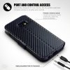 Samsung Galaxy A3 2017 Fodral Low Profile Kolfibertextur Svart