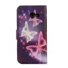 Samsung Galaxy A3 2017 Plånboksfodral Neon Fjärilar