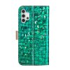 Samsung Galaxy A32 5G Fodral Krokodilmönster Glitter Grön