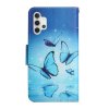 Samsung Galaxy A32 5G Fodral Motiv Blåa Fjärilar