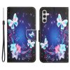 Samsung Galaxy A34 5G Fodral Motiv Fjärilar och Blommor