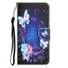 Samsung Galaxy A34 5G Fodral Motiv Fjärilar och Blommor