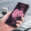Samsung Galaxy A34 5G Fodral Motiv Rosa Hjärtan
