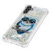 Samsung Galaxy A34 5G Skal Glitter Motiv Uggla