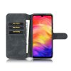 Samsung Galaxy A40 Plånboksfodral Retro Kortfack Svart