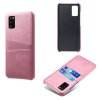 Samsung Galaxy A41 Skal Två Kortfack Rosa