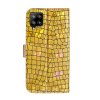Samsung Galaxy A42 5G Etui Krokodillemønster Glitter Guld