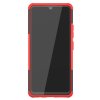 Samsung Galaxy A42 5G Skal Däckmönster Stativfunktion Röd