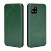 Samsung Galaxy A42 5G Fodral Kolfibertextur Grön