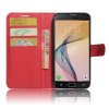 Samsung Galaxy A5 2017 Mobilplånbok Litchi Röd