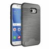 Samsung Galaxy A5 2017 Mobilskal Hårdplast TPU Kombination med Kortfack Grå