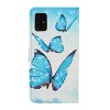 Samsung Galaxy A51 Fodral Motiv Blåa Fjärilar