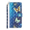 Samsung Galaxy A51 Fodral Motiv Ljusblå Fjärilar