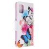 Samsung Galaxy A51 Fodral Motiv Två Fjärilar och Blommor