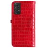 Samsung Galaxy A52/A52s 5G Fodral Krokodilmönster Röd