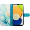 Samsung Galaxy A52/A52s 5G Fodral Marmor Grön