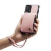 Samsung Galaxy A52/A52s 5G Skal C20 Kortfack Dragkedja Rosa
