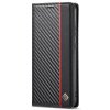 Samsung Galaxy A53 5G Fodral Kolfibertextur Röd Stripe Vertical Svart