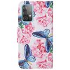 Samsung Galaxy A53 5G Fodral Motiv Blommor och Fjärilar