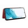 Samsung Galaxy A54 5G Fodral Kolfibertextur Röd